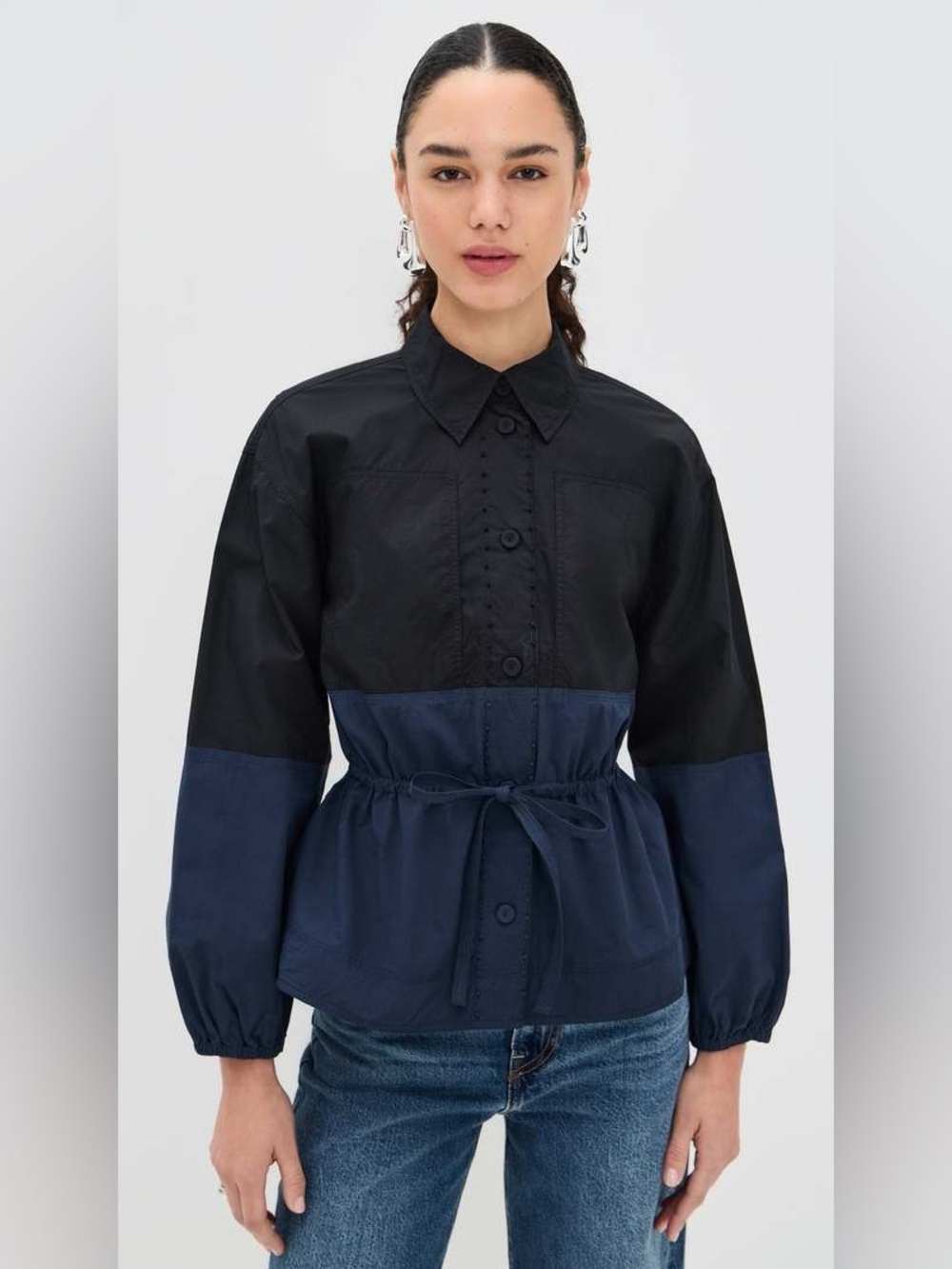 Ulla Johnson NWT Arlo Jacket in Twilight Colorblock